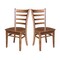 International Concepts Set of Two Emily Side Chair, Distressed Oak C42-617P - alternate 10
